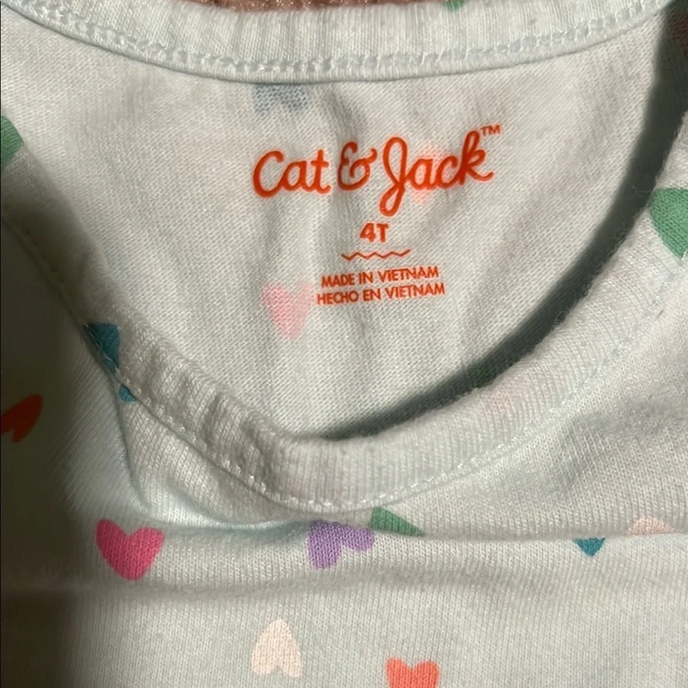 Cat & Jack Kids Heart Print Dress - Multicolor